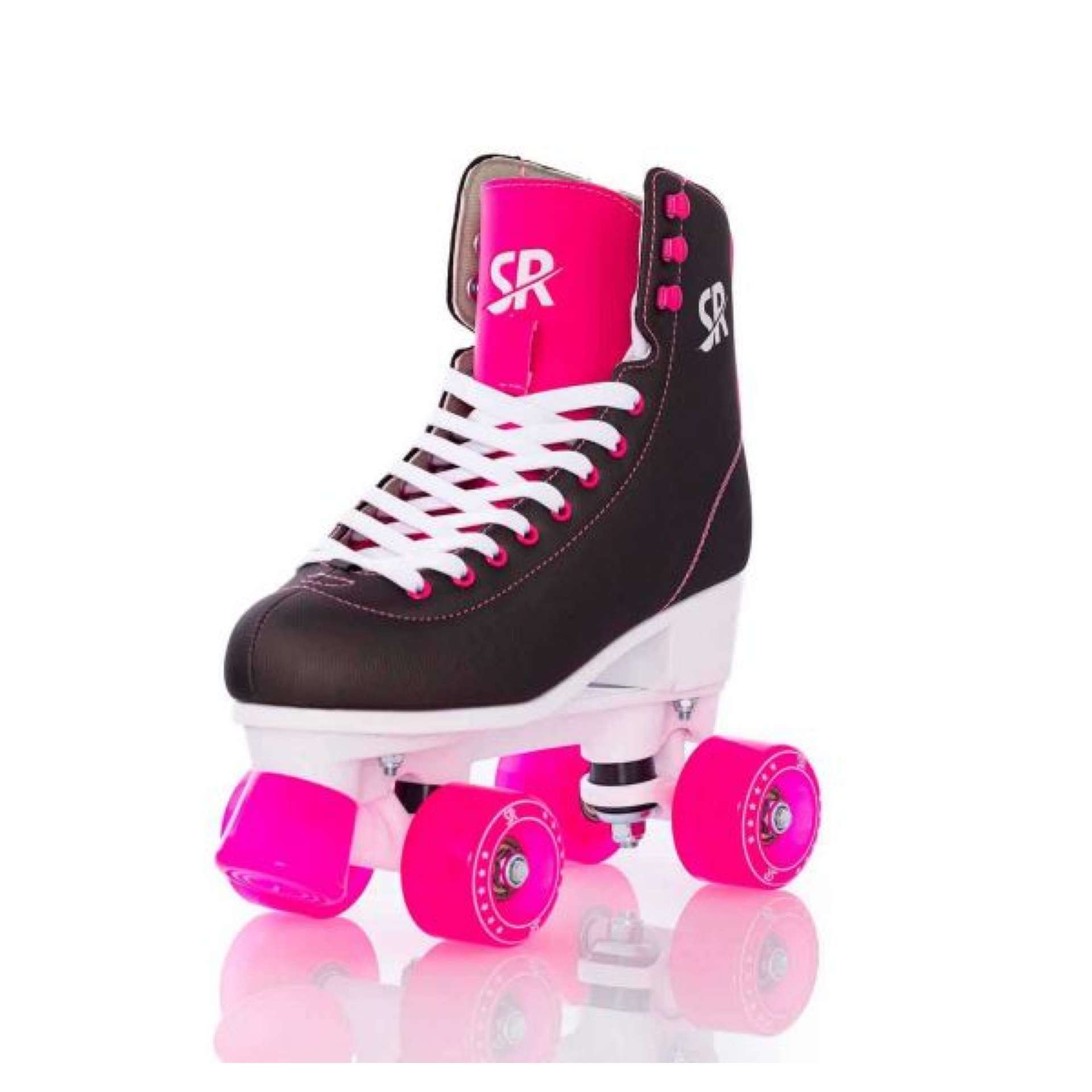 Supreme Rollers Malibu Side by Side Rollschuhe Schwarz/Pink