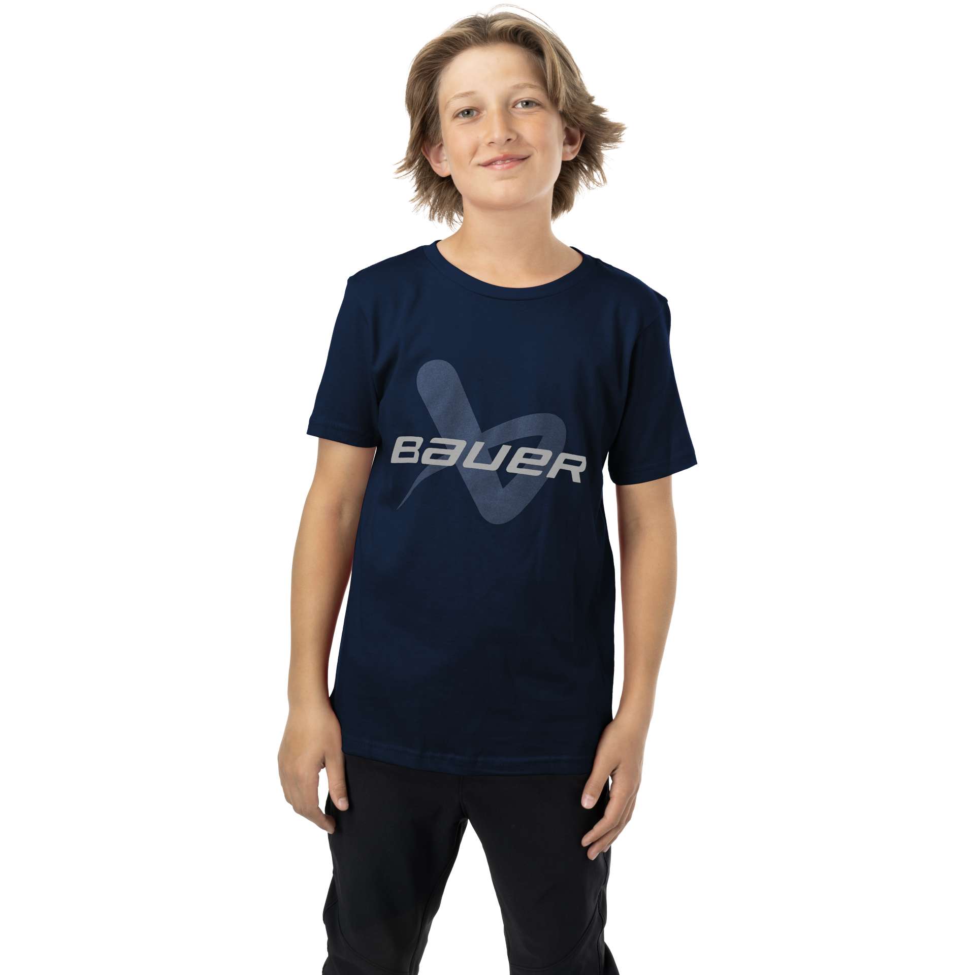 Bauer Core Lockup T-Shirt Jr. Navy