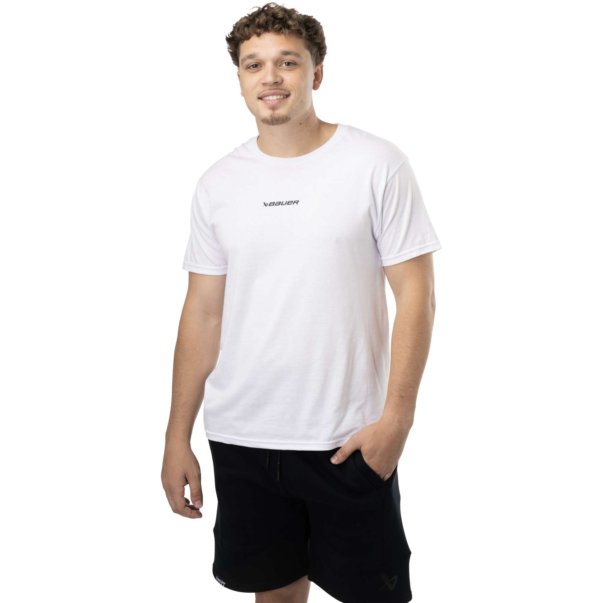 Bauer Core T-Shirt Sr. Weiß