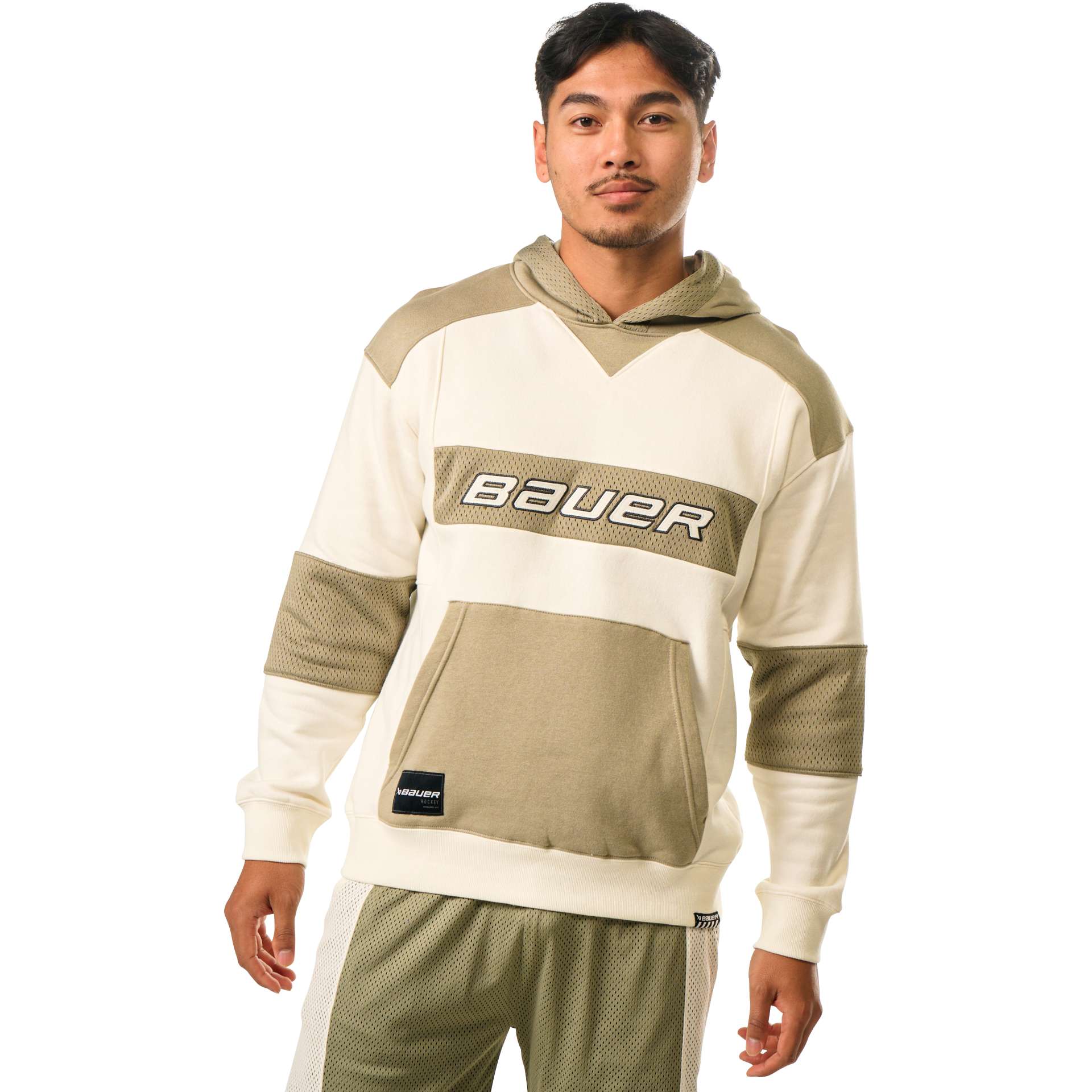 Bauer Gamechanger Hoodie Sr. Tan/Sage