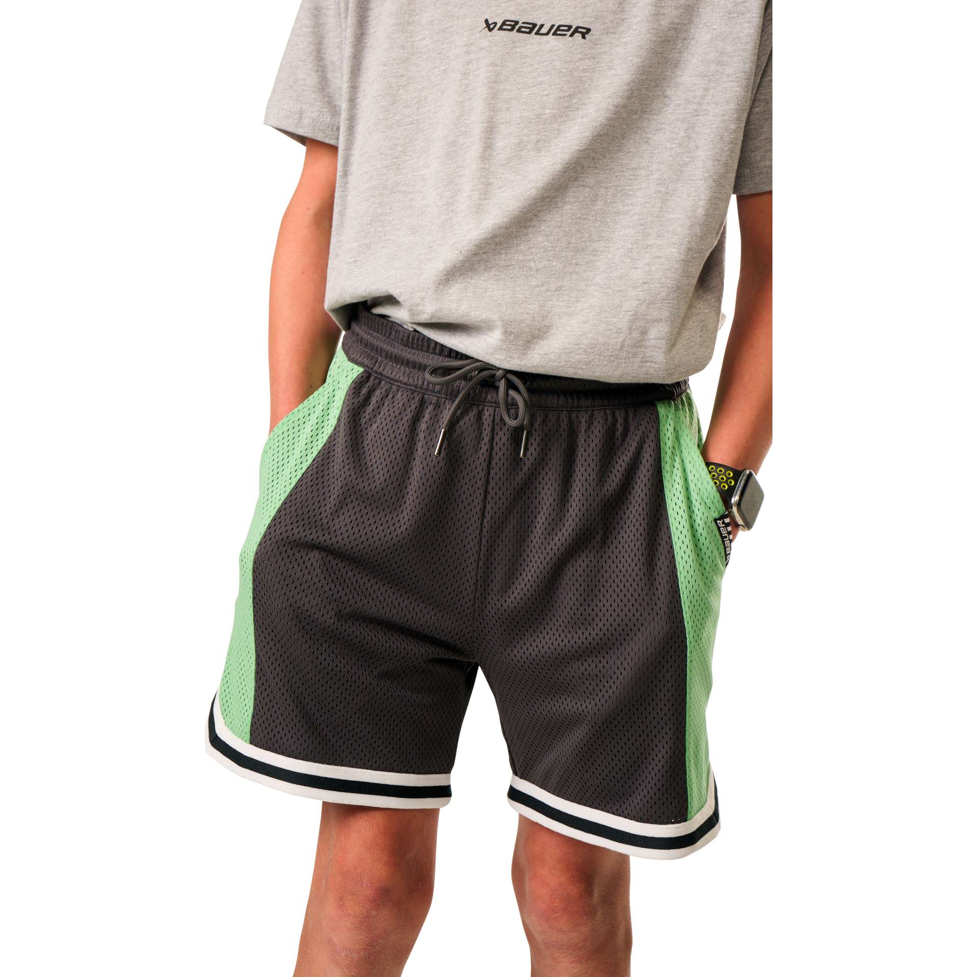Bauer Mesh Shorts Jr. Volcano