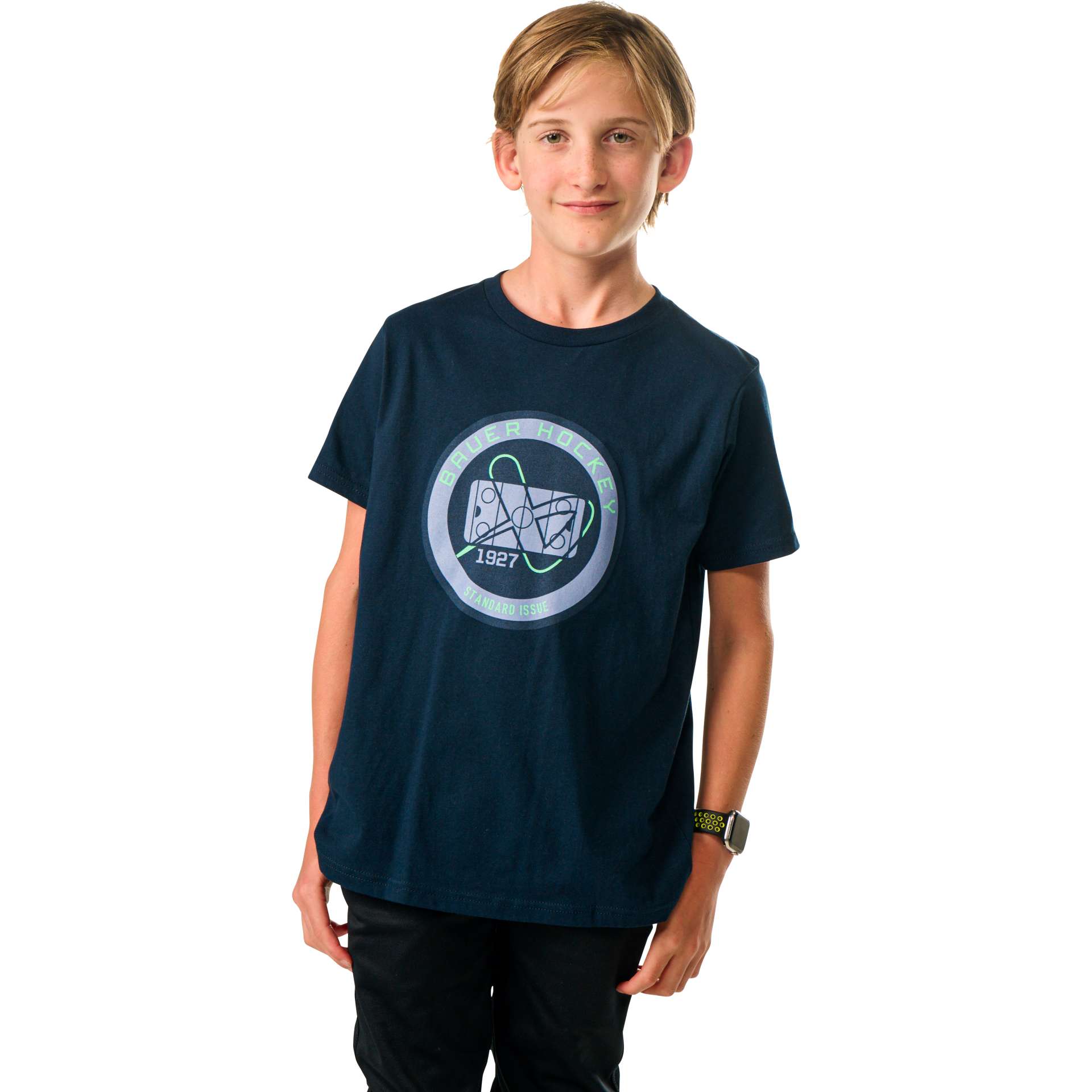 Bauer Hockey Rink T-Shirt Jr. Navy