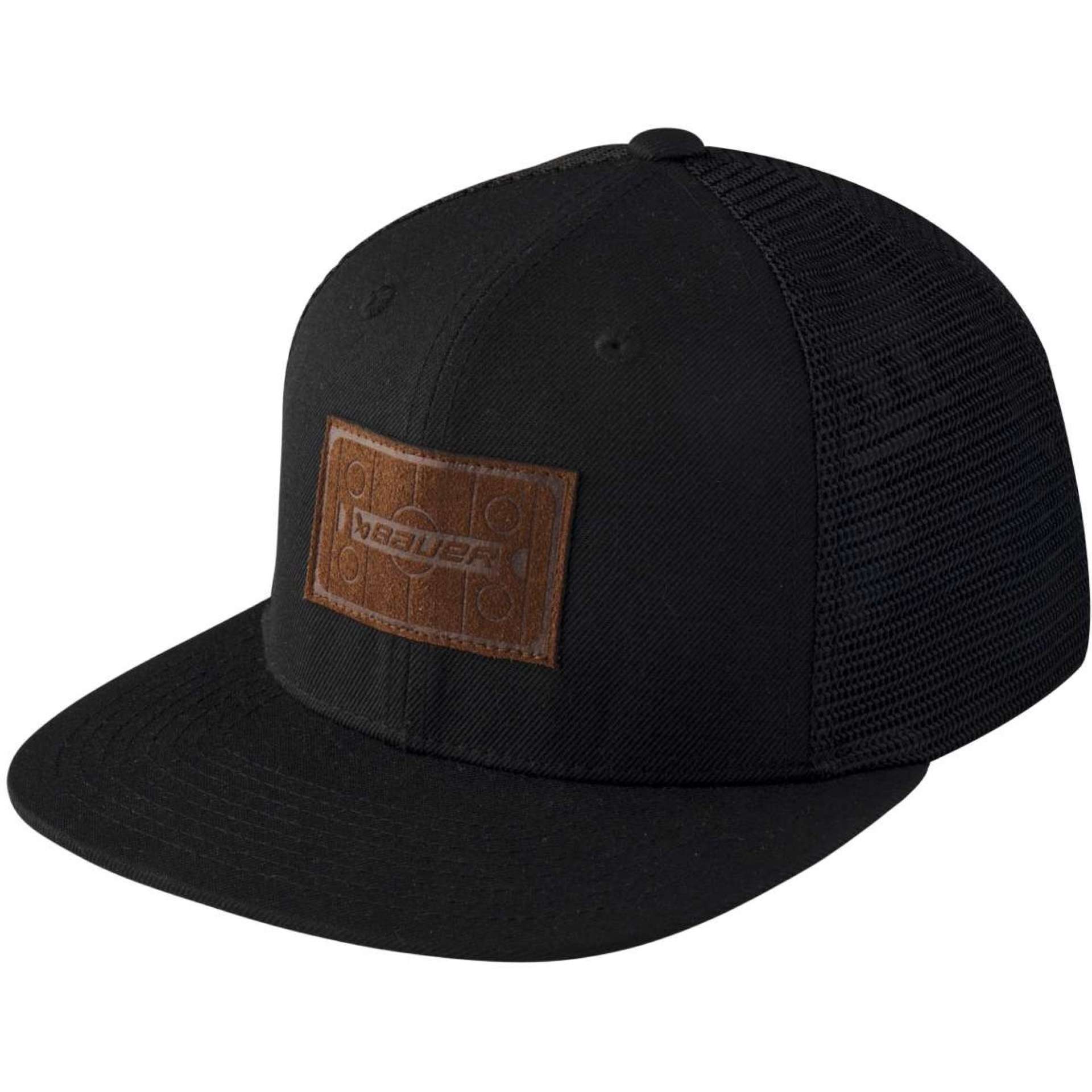 Bauer Leather Patch Snapback Sr. Schwarz