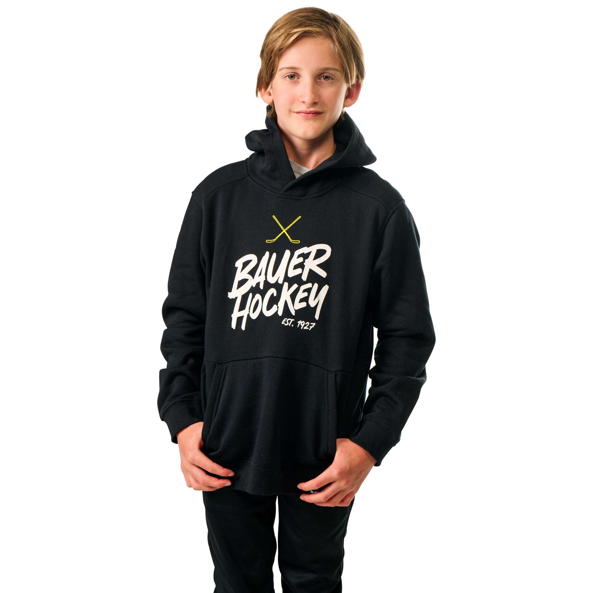 Bauer Ultimate Hoodie Jr. Schwarz
